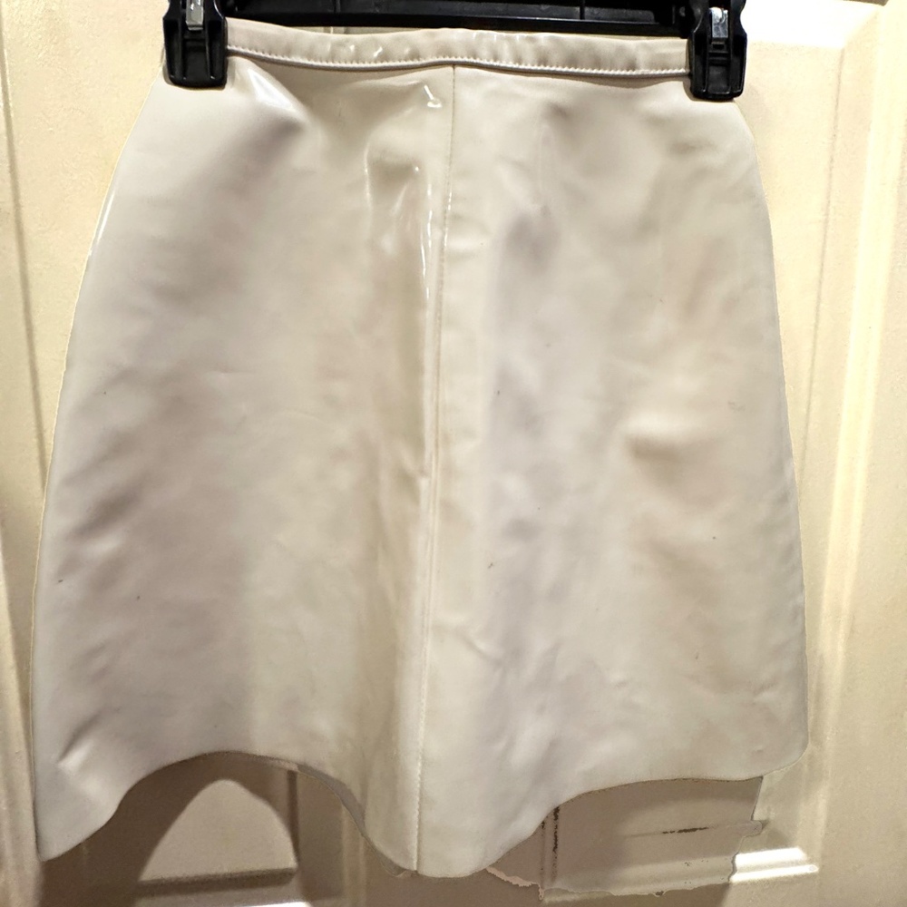 American Apparel Basic Instinct White Skater Pvc … - image 7